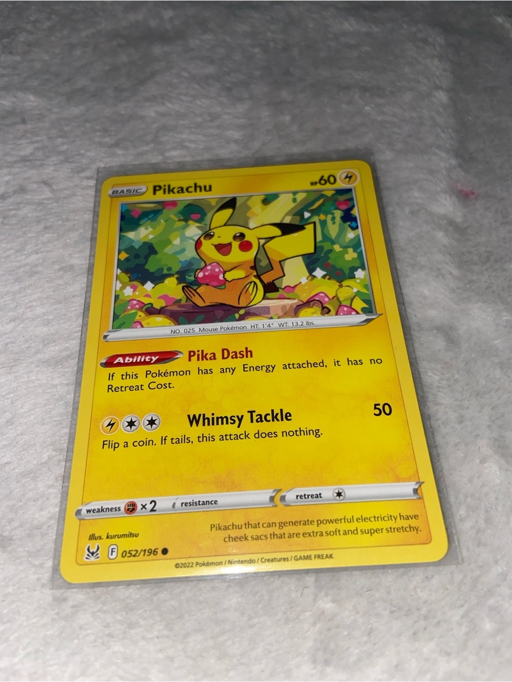 Pikachu (052/196) Sword & Shield: Lost Origin